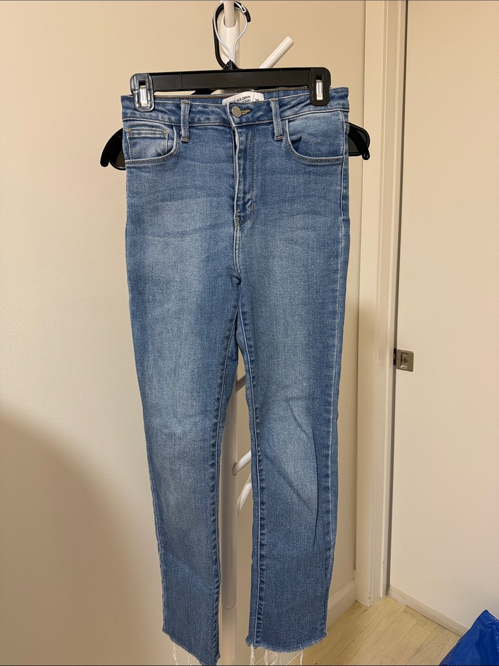 Just Black Denim Light Blue Ankle Crop Jeans